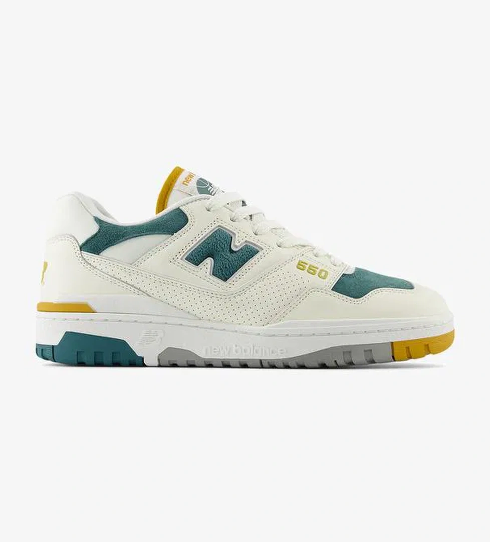 New Balance New Balance 550 Unisex Beyaz Yeşil Spor Ayakkabı Sneaker | House of SuperStep Beyaz - 1. görsel