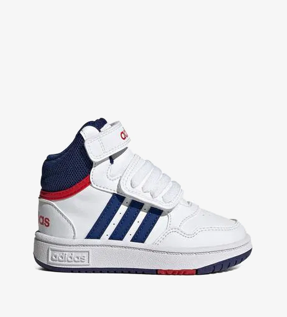 adidas Hoops Mid 3.0 Bebek Beyaz Spor Ayakkabı - Görsel 1