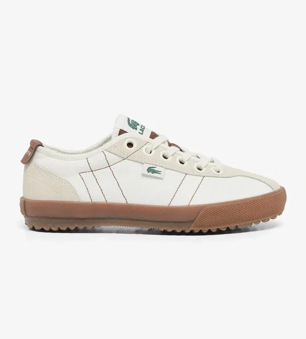 Lacoste Backslam Kadın Krem Sneaker