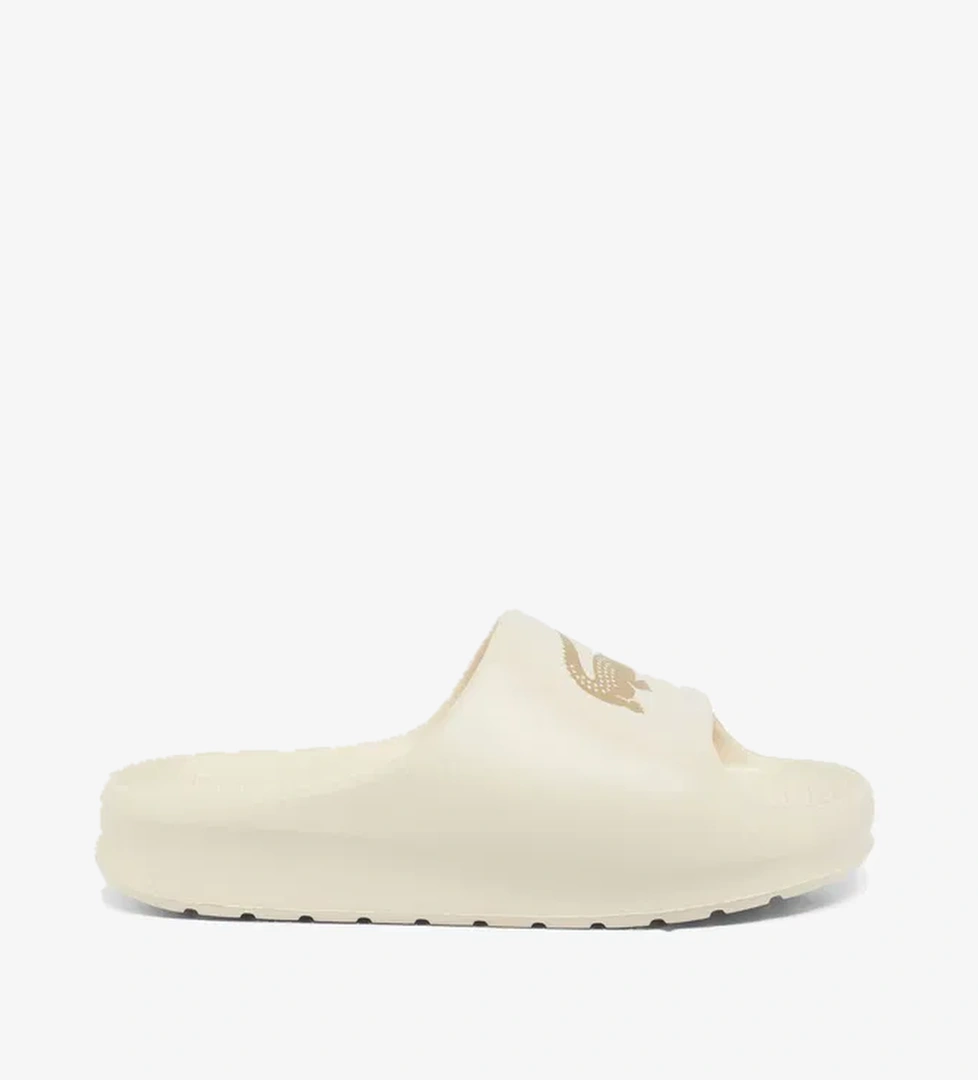 Lacoste Croco 2.0 Evo Kadın Krem Terlik