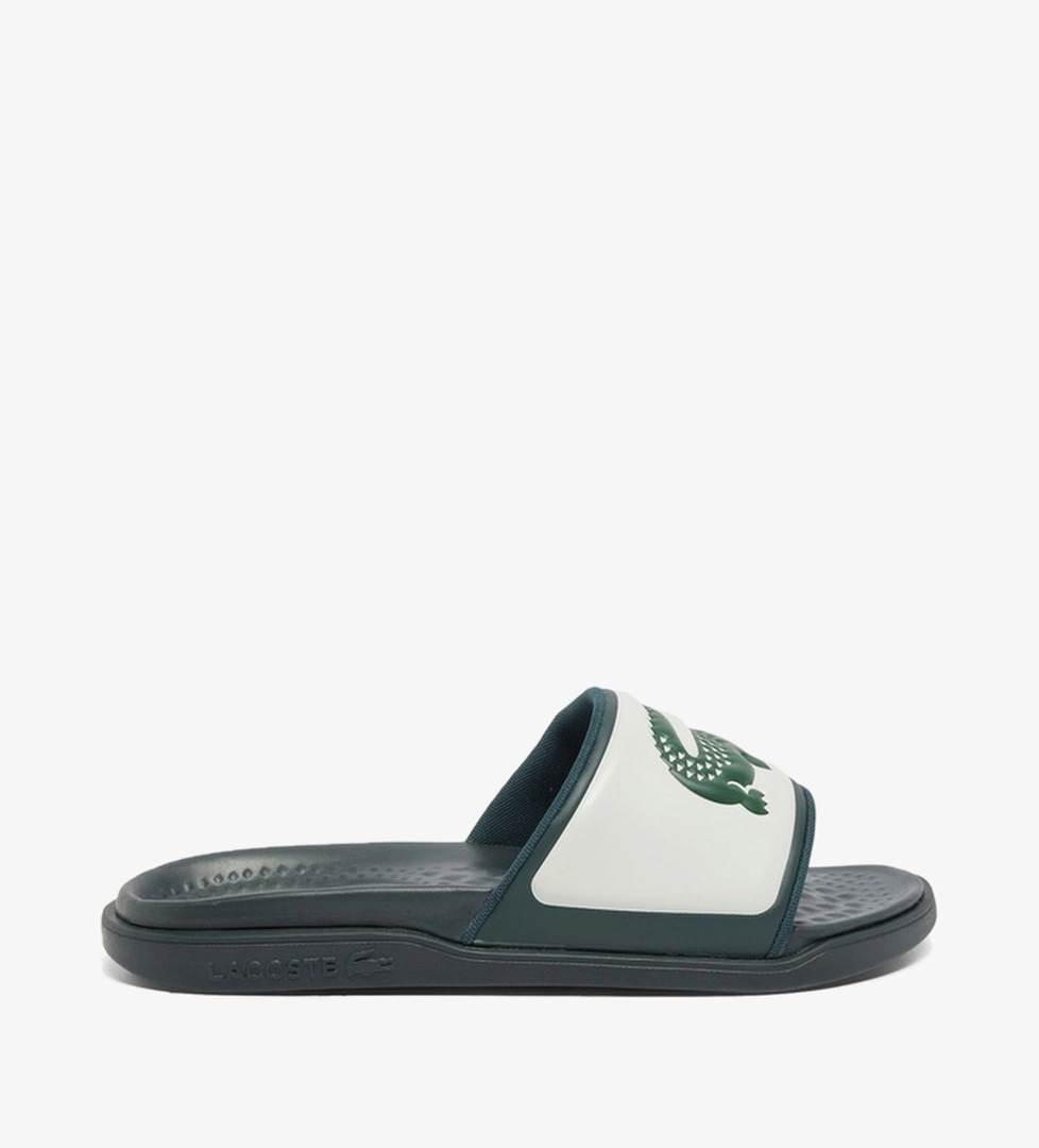 Lacoste Serve Slide Dual Erkek Yeşil Terlik