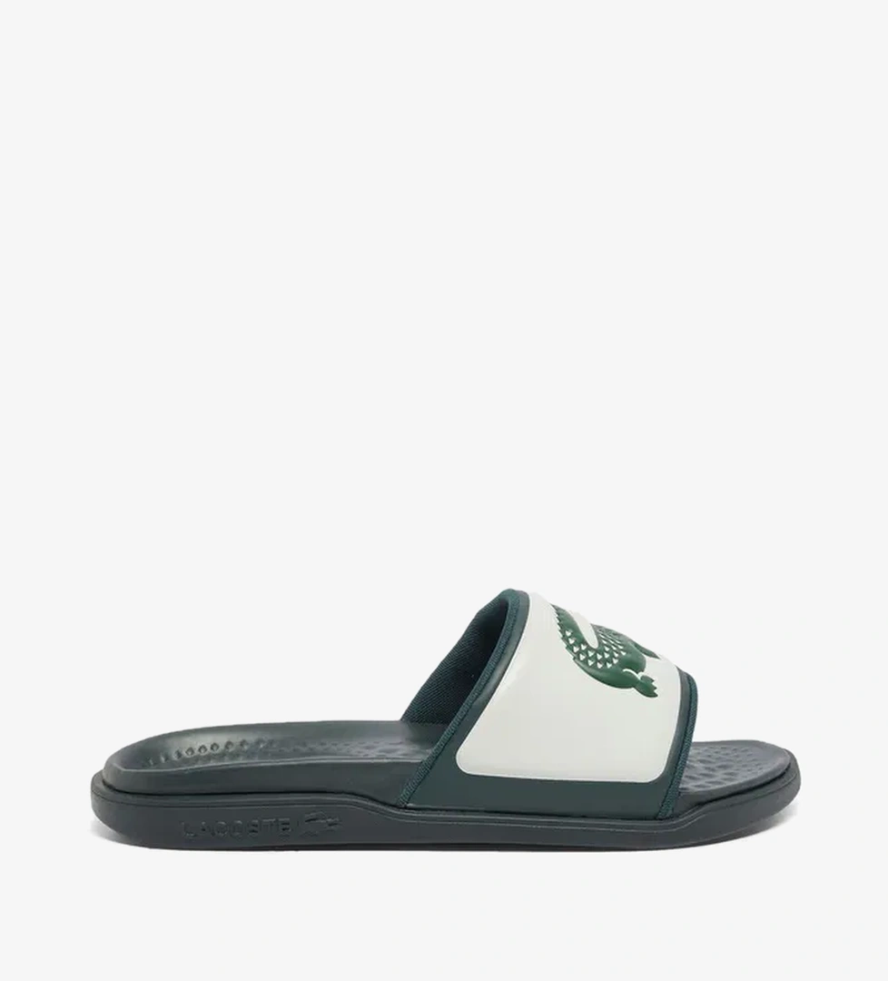 Lacoste Serve Slide Dual Erkek Yeşil Terlik