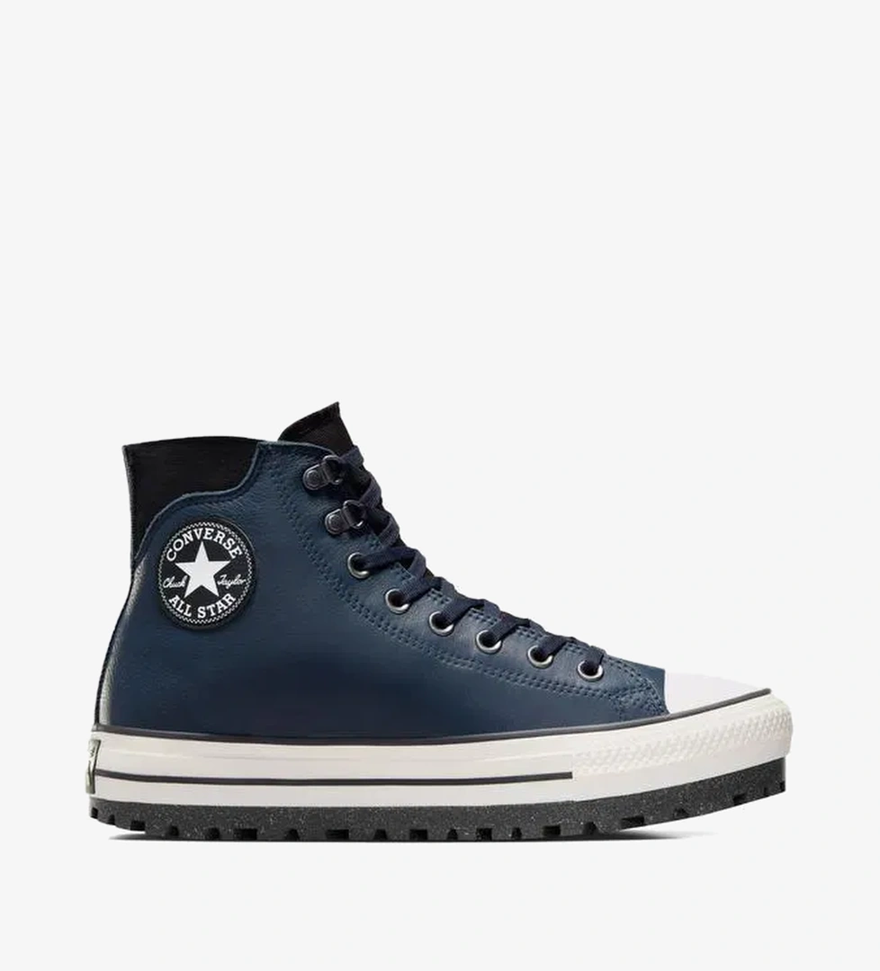 Converse Chuck Taylor All Star City Trek Unisex Lacivert Deri Sneaker