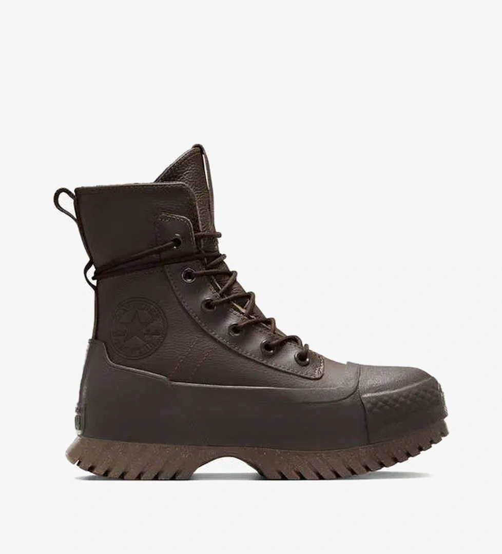 Converse Chuck Taylor All Star Lugged 2.0 CC Unisex Kahverengi Deri Platform Sneaker