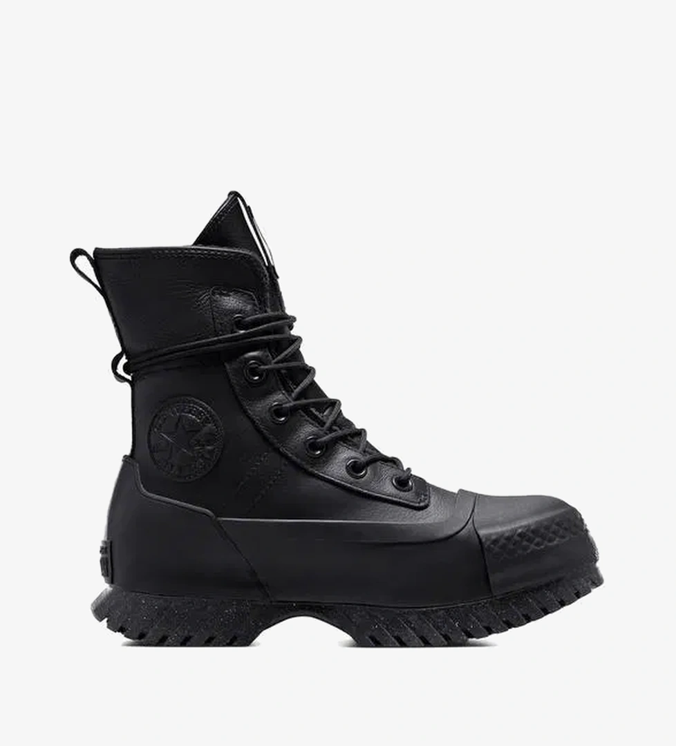 Converse Chuck Taylor All Star Lugged 2.0 CC Unisex Siyah Deri Platform Sneaker