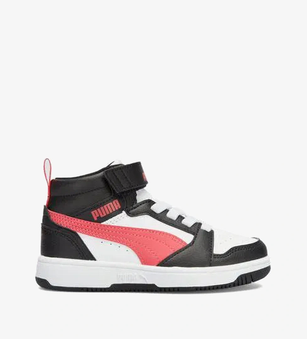 Puma Rebound V6 Mid Ac+ Ps Çocuk Siyah Spor Ayakkabı - Görsel 1