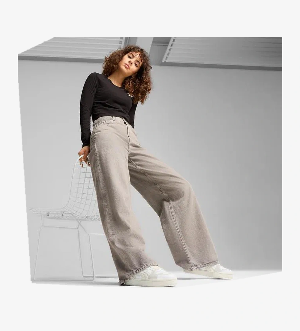 PUMA CA Pro Lux III Winter Volume Kadın Krem Spor Ayakkabı