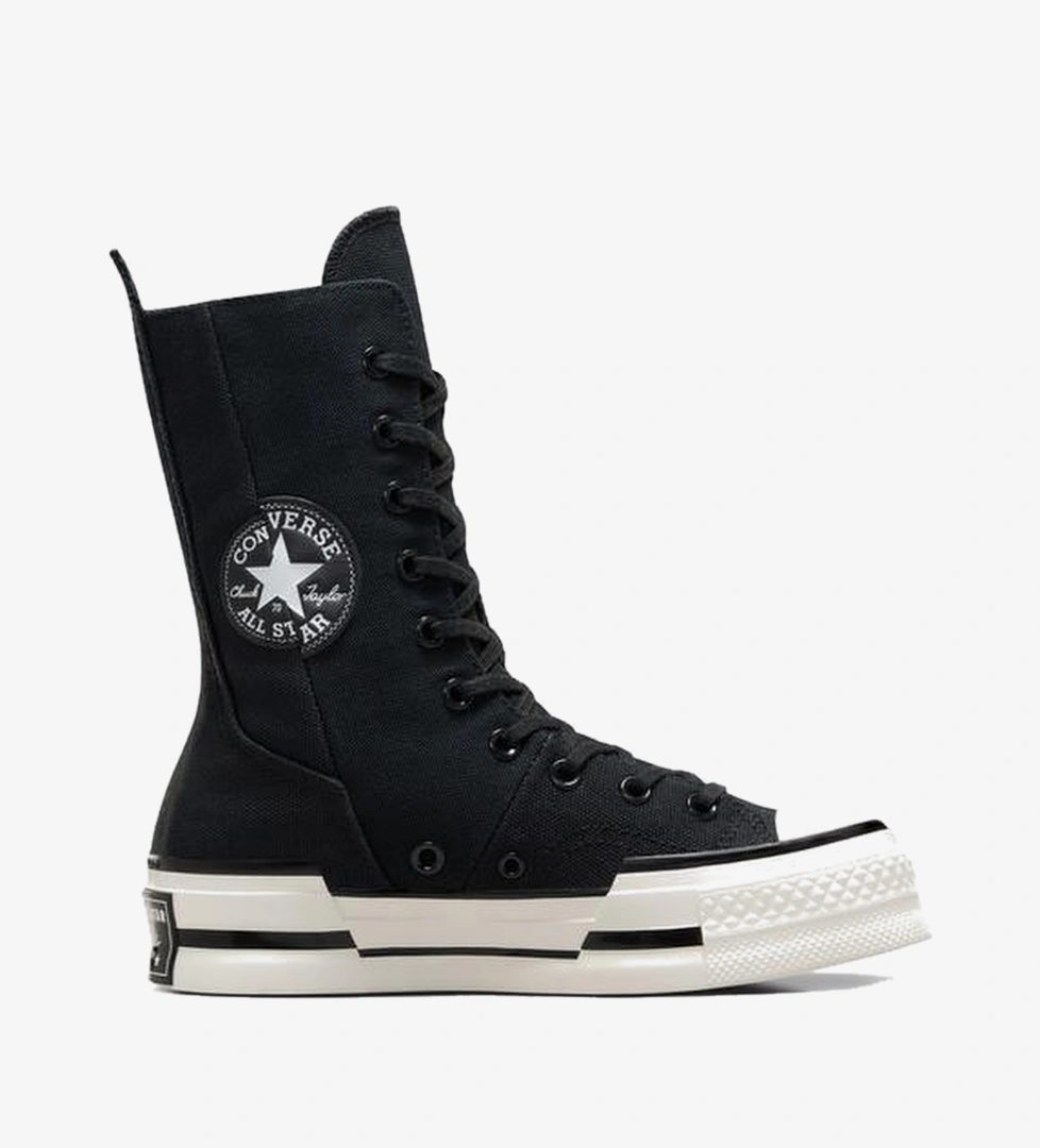 Converse Siyah Converse Chuck 70 Plus Unisex Platform Sneaker