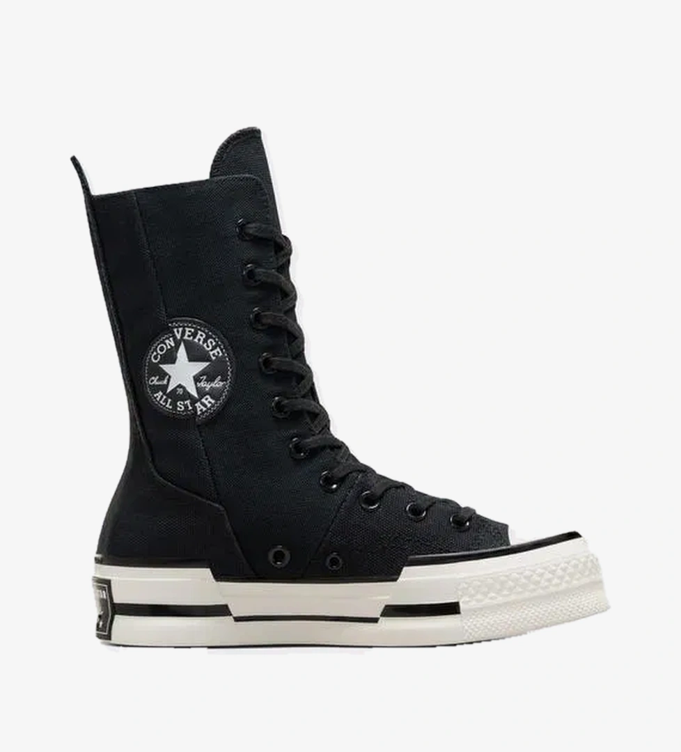 Converse Chuck 70 Plus Unisex Siyah Platform Sneaker