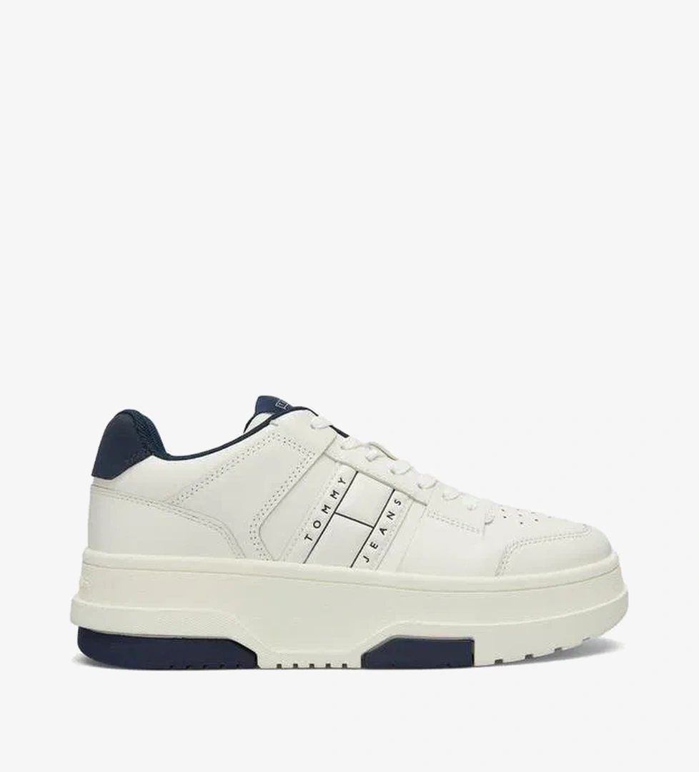 Tommy Jeans The Brooklyn Flatform Kadın Beyaz Sneaker