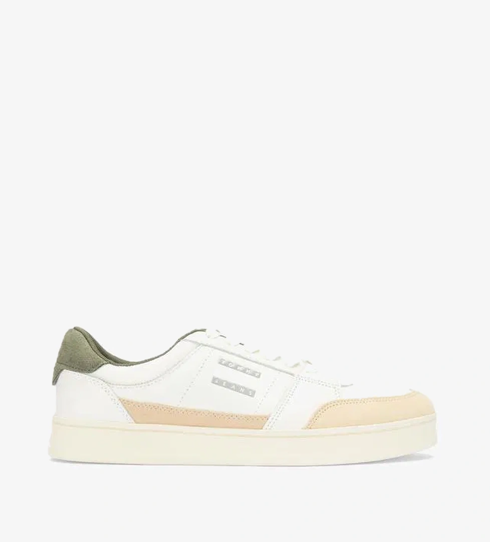 Tommy Jeans The Greenwich Mix Erkek Beyaz Sneaker