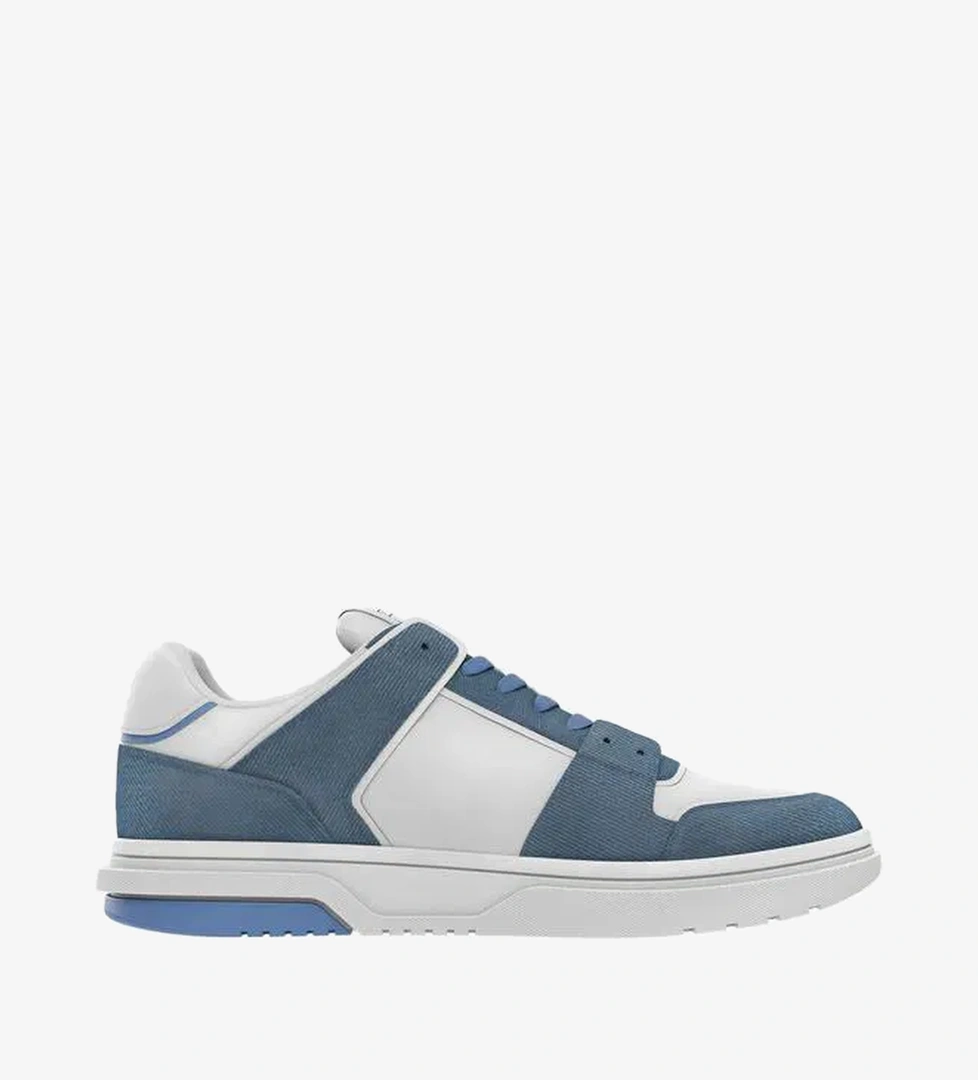 Tommy Jeans The Brooklyn Denim Leather Kadın Mavi Spor Ayakkabı