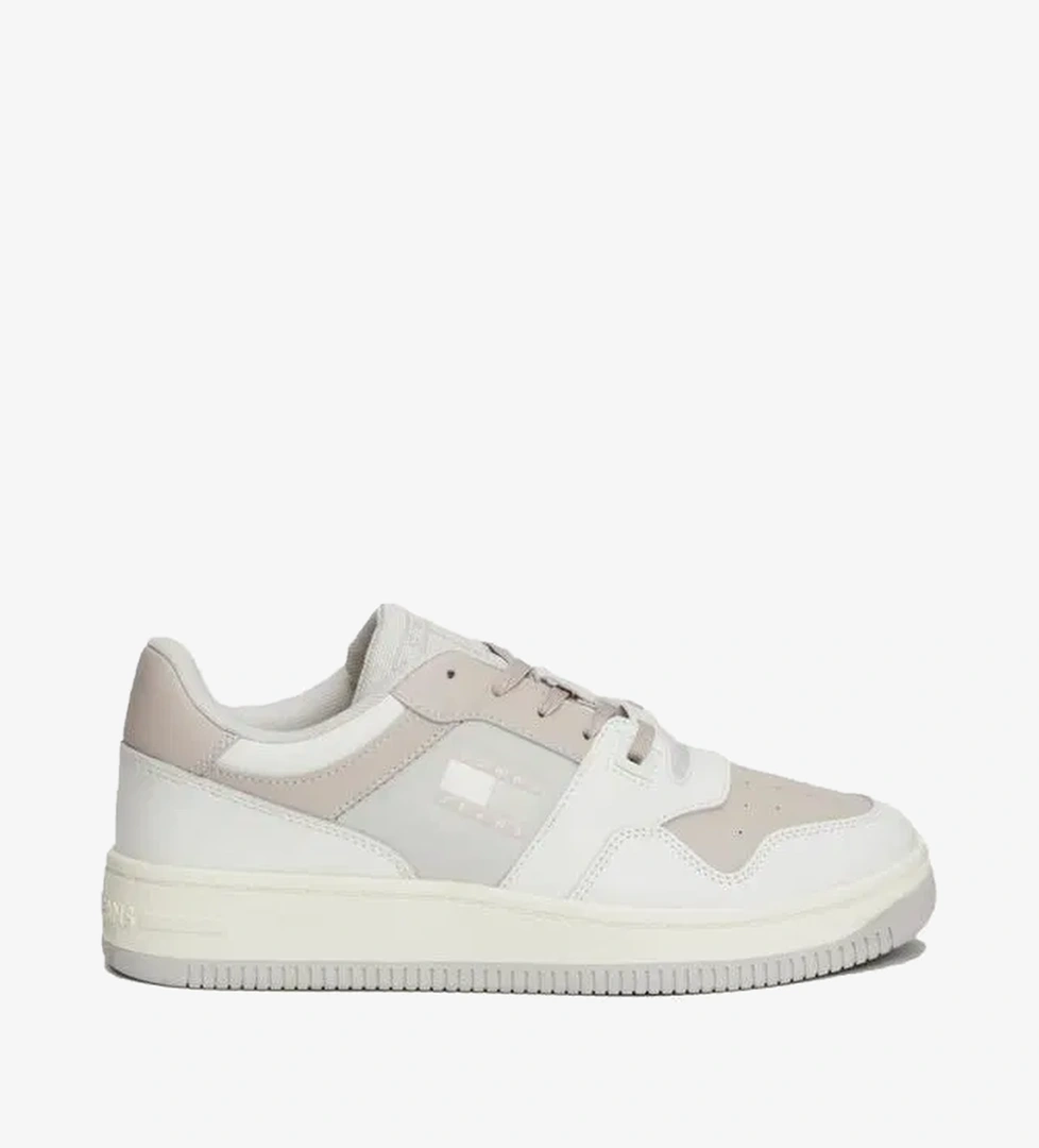 Tommy Jeans Retro Basket Tonal Kadın Gri Spor Ayakkabı