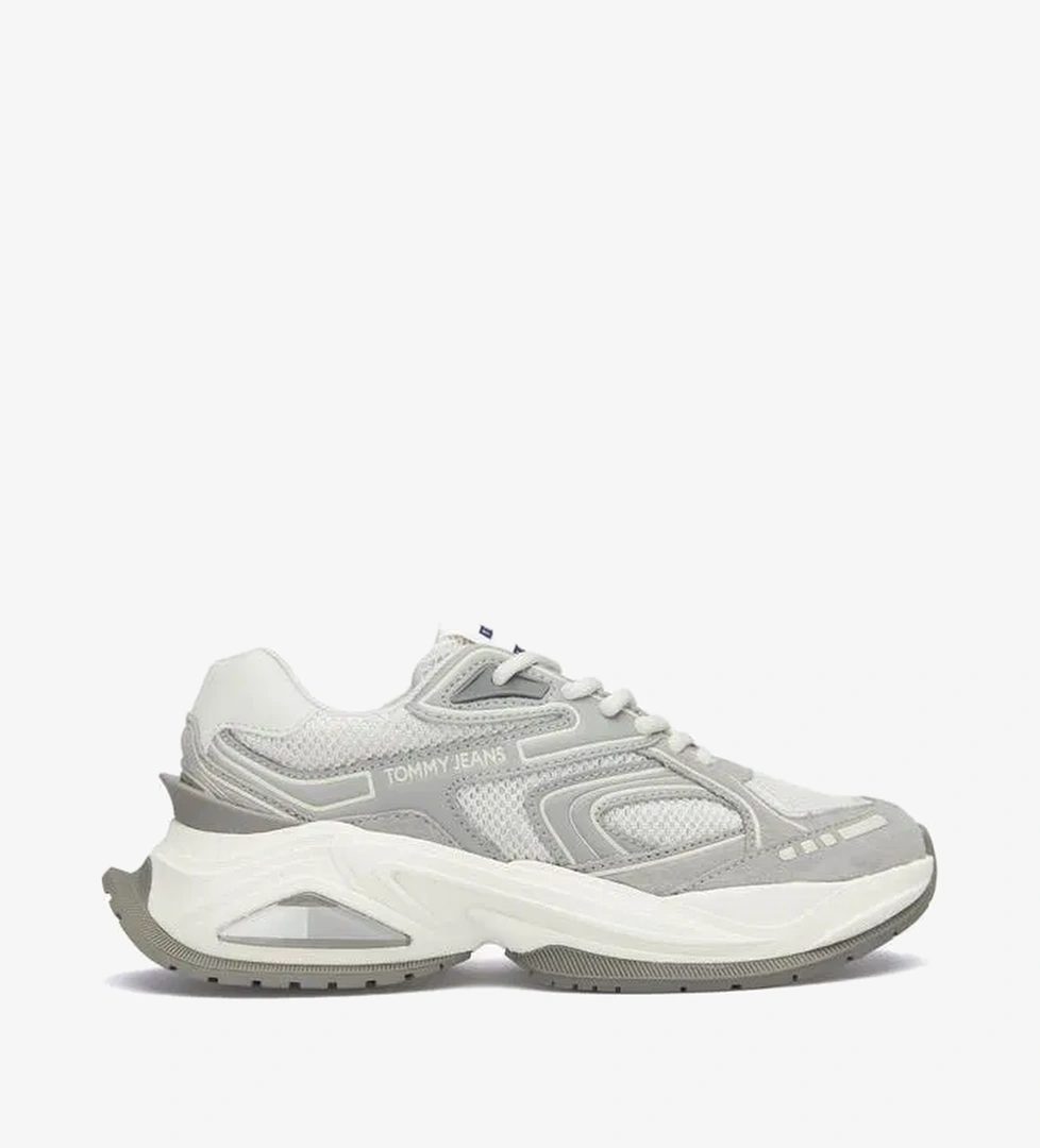 Tommy Jeans Trendy Retro Kadın Gri Spor Ayakkabı - Görsel 1