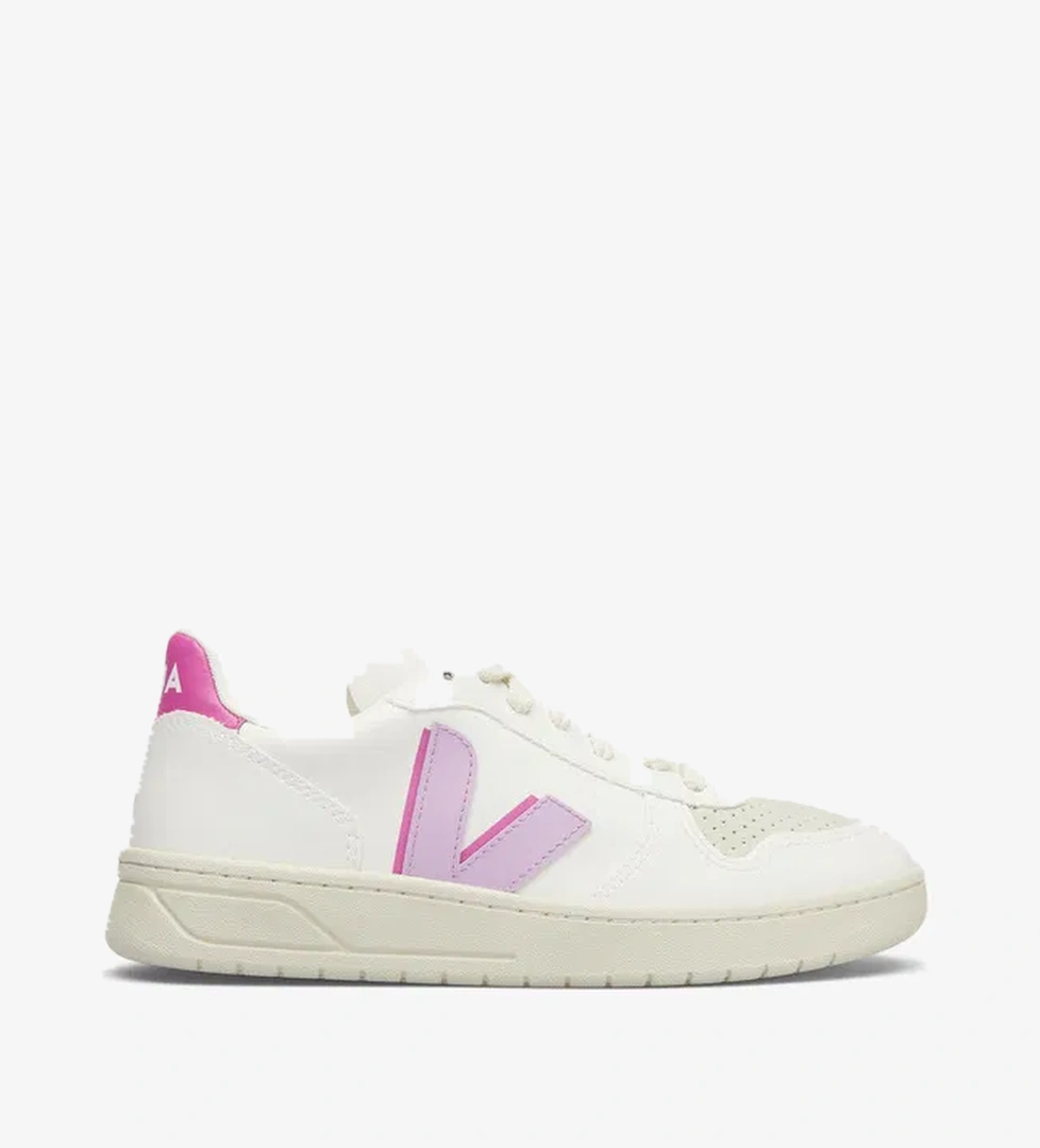 Veja V-10 W CWL Kadın Beyaz Sneaker - Görsel 1