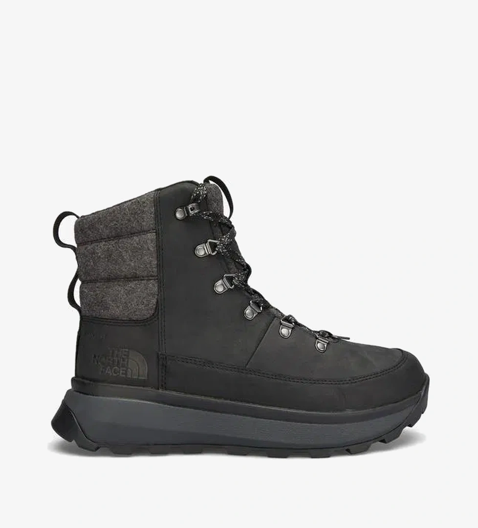 The North Face Bergen Deri Erkek Gri Su Geçirmez Kar Botu