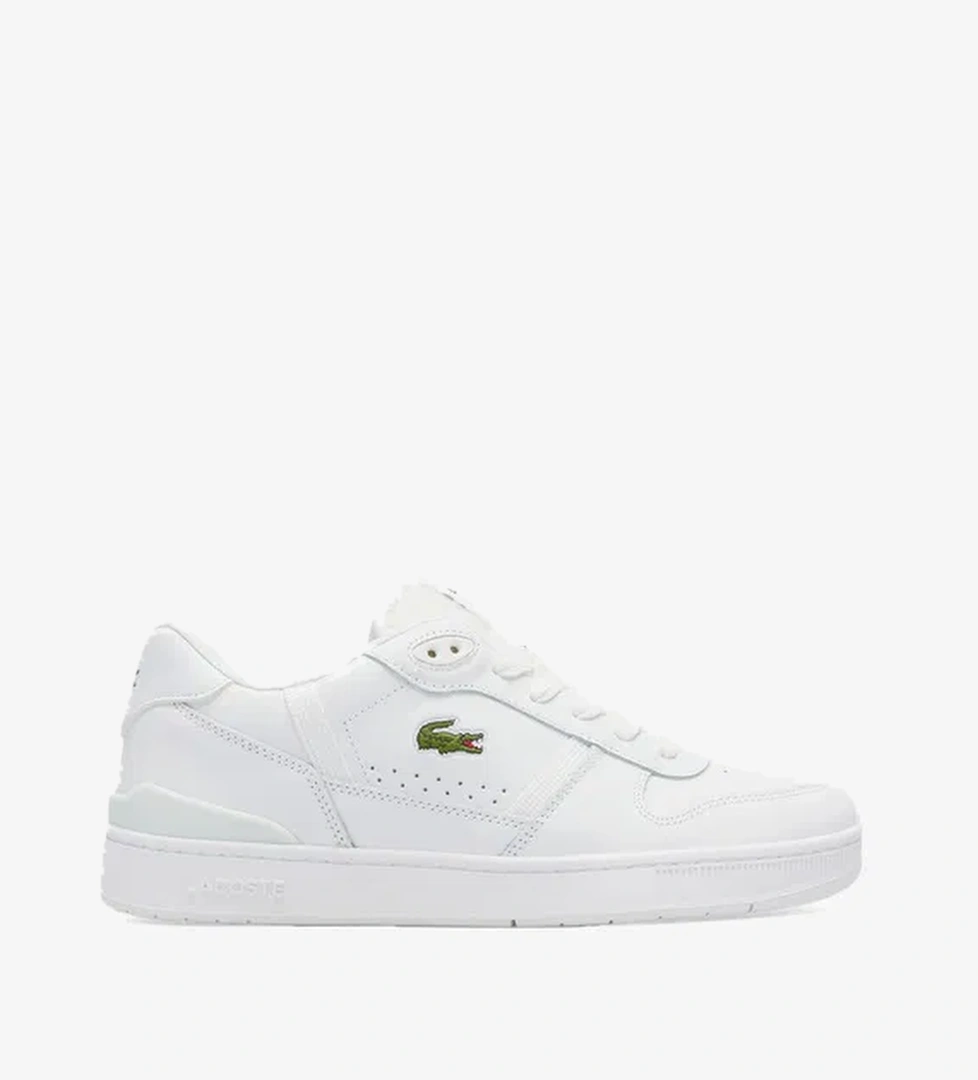 Lacoste T-Clip Set Leather Erkek Beyaz Sneaker - Görsel 1