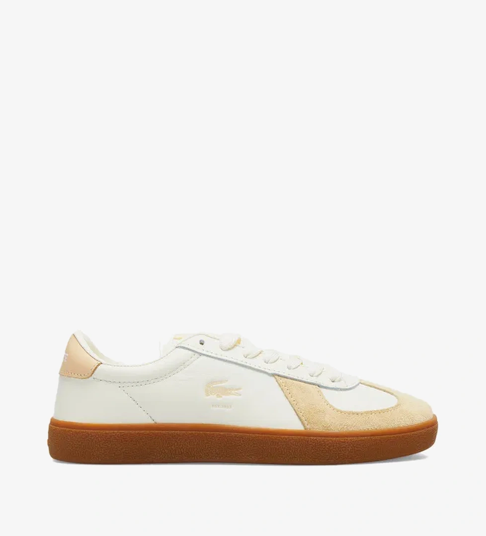Lacoste Baseshot Pro Leather Kadın Bej Sneaker