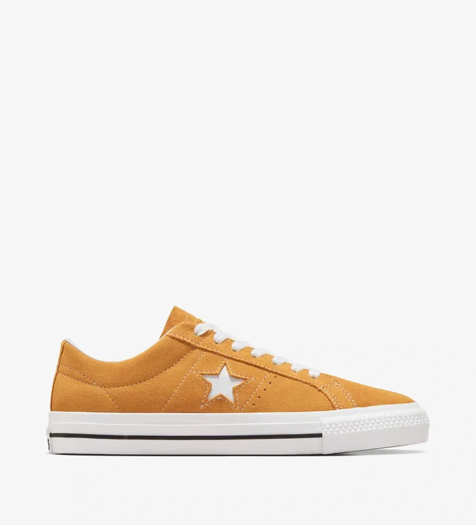 Converse One Star Pro Unisex Sarı Süet Sneaker