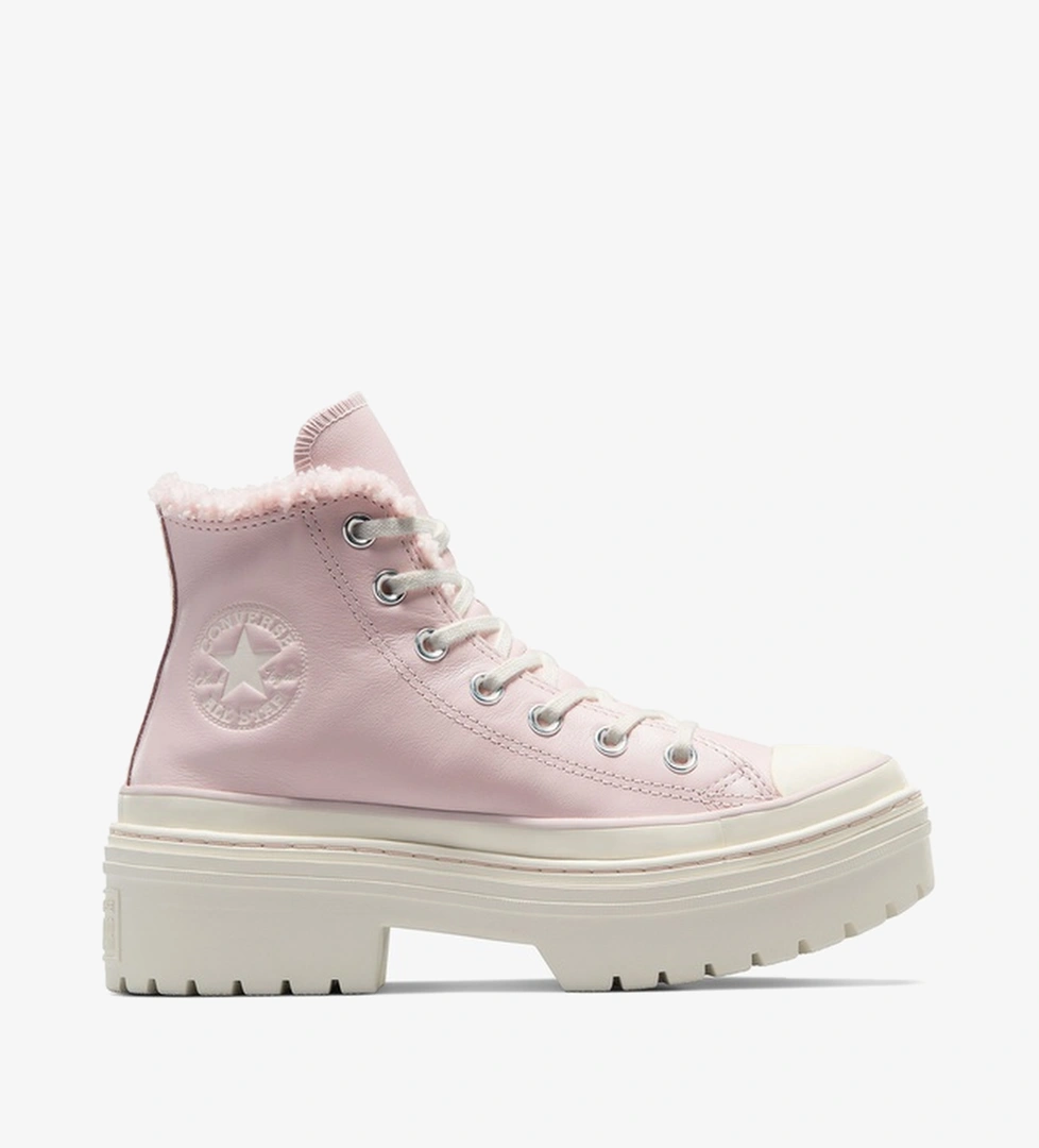 Converse Converse Chuck Taylor All Star Lugged Heel Unisex Pembe Deri Platform Bot House of SuperStep'te! Pembe - 1. görsel