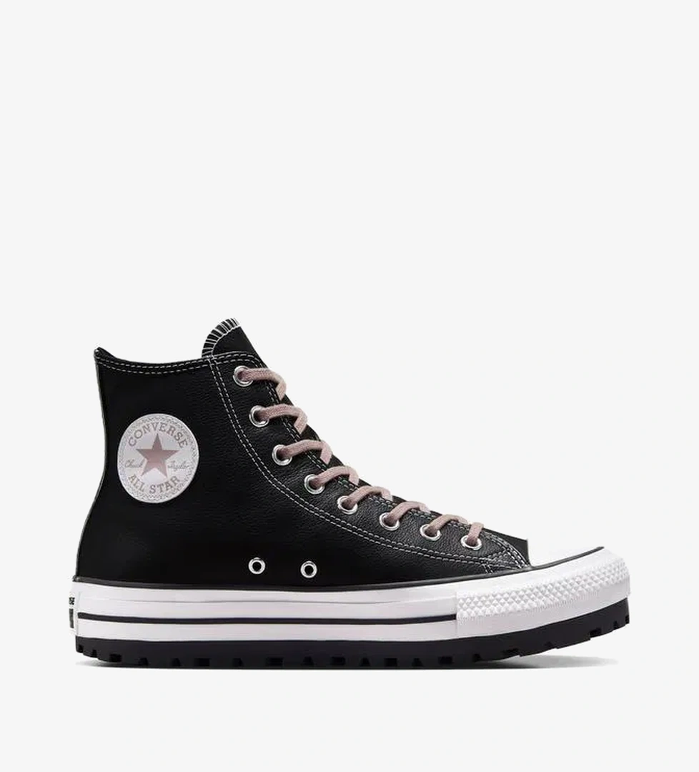 Converse Chuck Taylor All Star City Trek Su Geçirmez Unisex Siyah Deri Bot