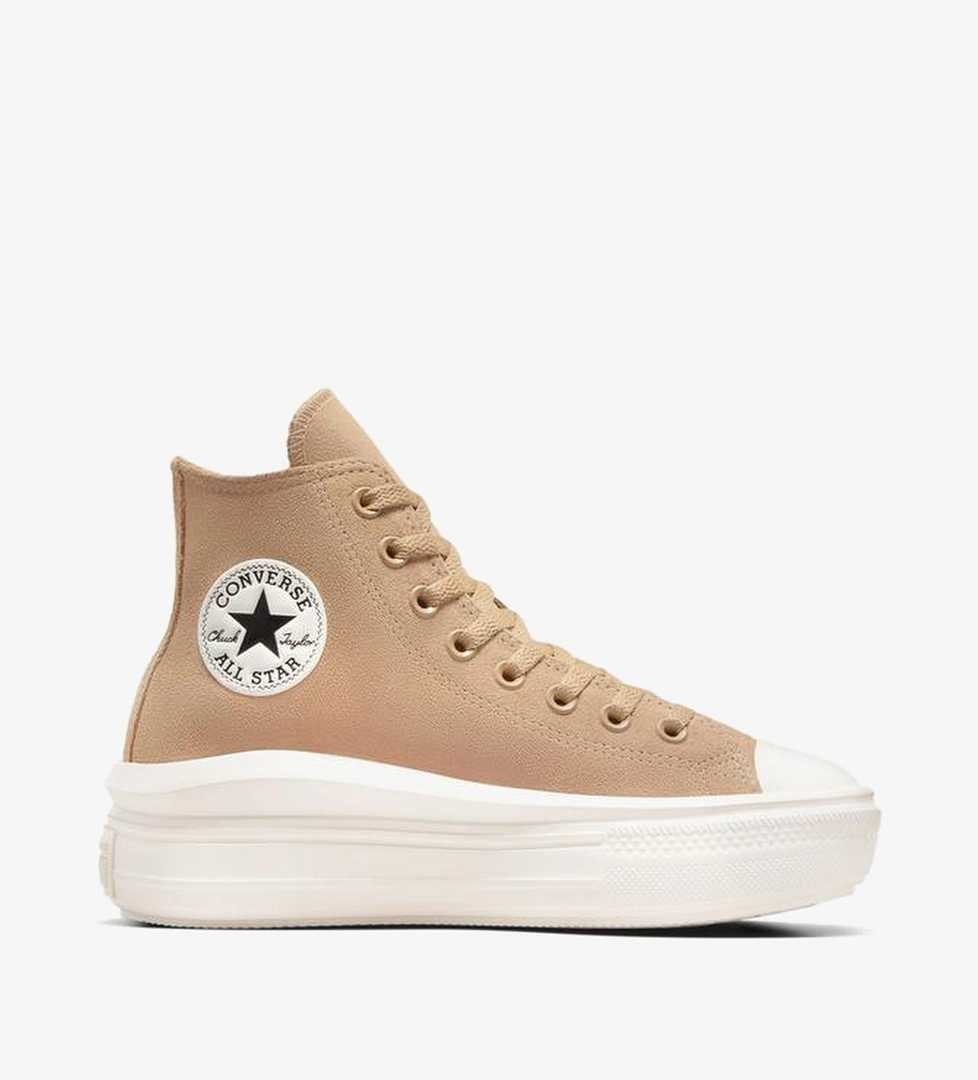 Converse Chuck Taylor All Star Move Platform Unisex Kahverengi Süet Sneaker