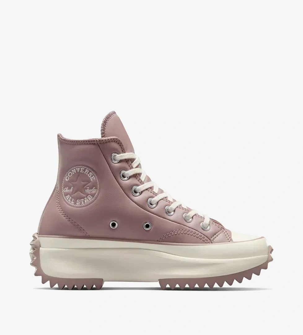 Converse Run Star Hike Unisex Pembe Platform Sneaker - Görsel 1