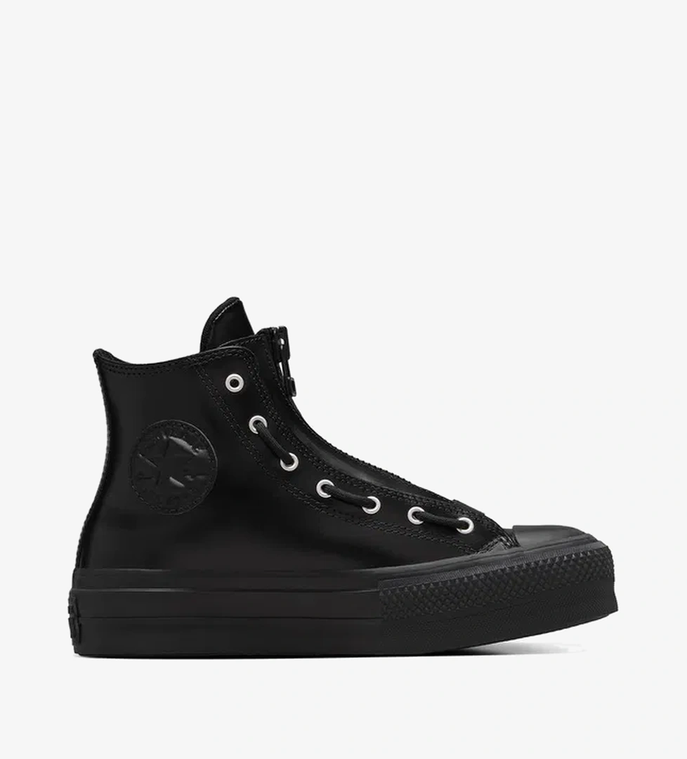 Converse Chuck Taylor All Star Lift Unisex Siyah Deri Bot