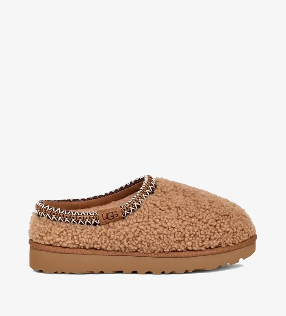 UGG Tasman Maxi Curly Kadın Kahverengi Terlik