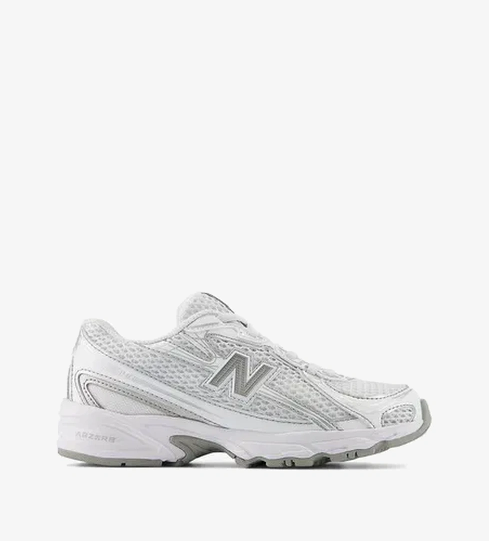 New Balance 740 Bungee Lace Çocuk Gümüş/Beyaz Spor Ayakkabı - Görsel 1