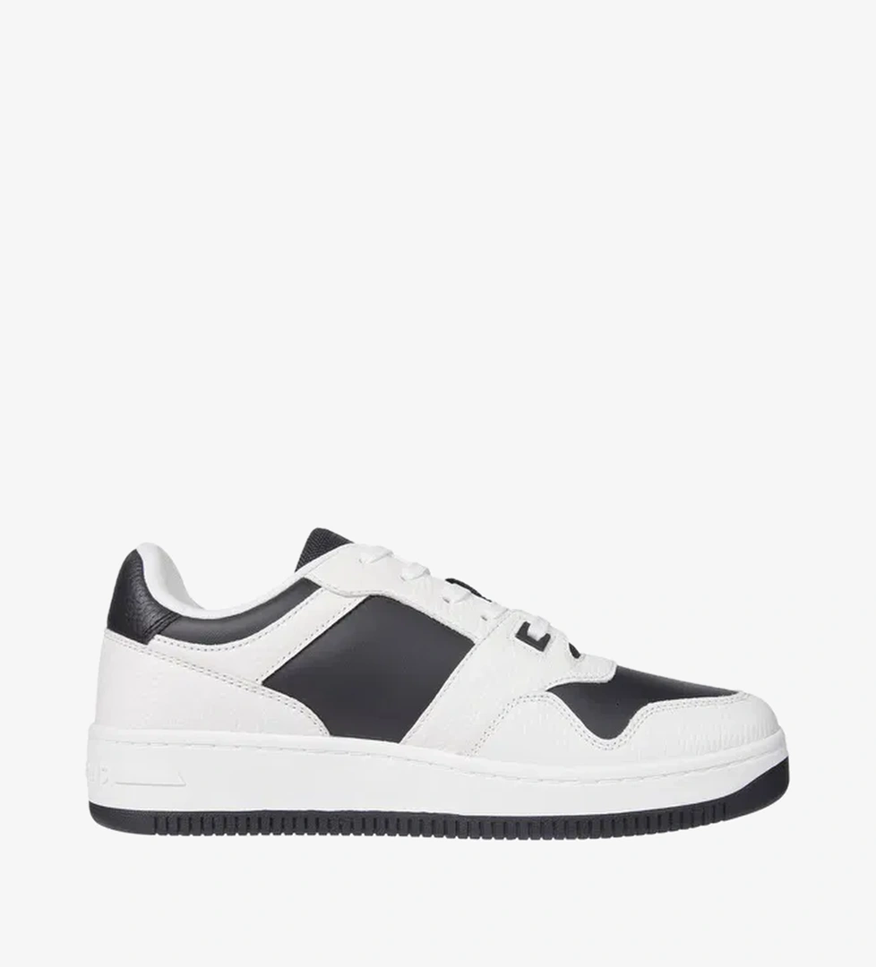 Tommy Hilfiger Tjm Retro Basket Cupsole Tumble Erkek Beyaz Spor Ayakkabı