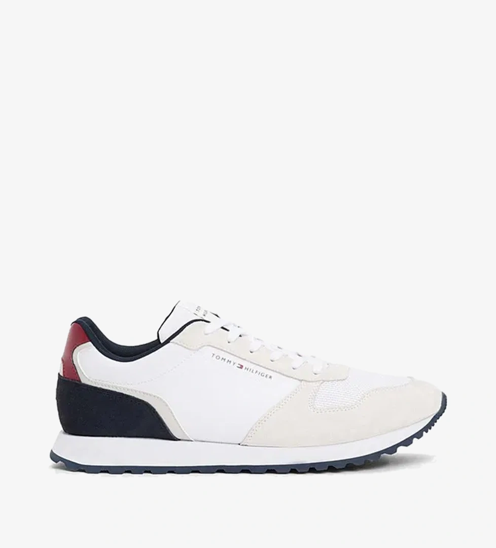 Tommy Hilfiger New Runner Eva Mix Erkek Beyaz Sneaker
