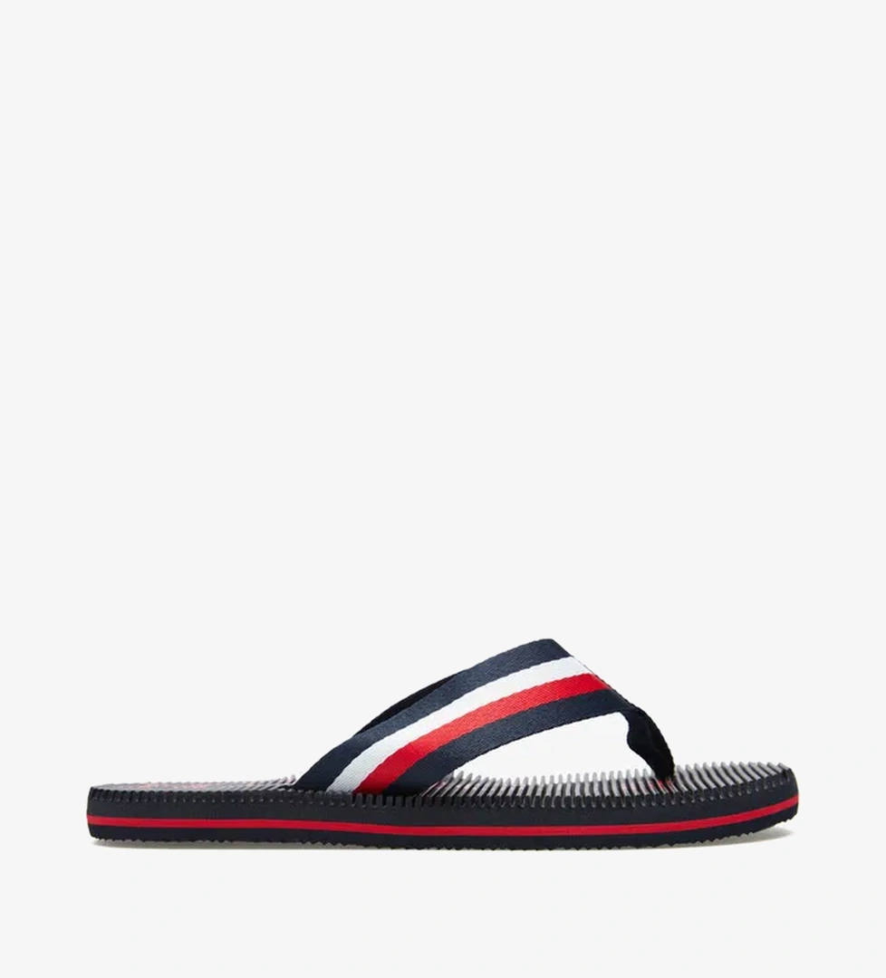 Tommy Hilfiger Logo Massage Erkek Lacivert Terlik
