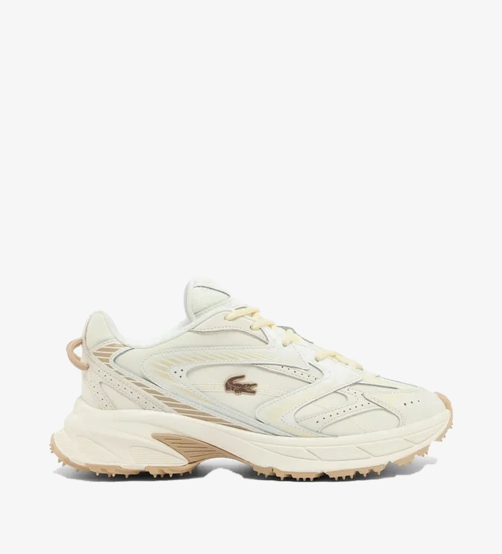 Lacoste L003 Neo Shot Erkek Krem Spor Ayakkabı