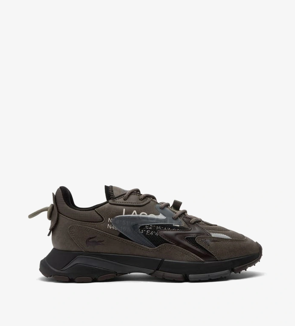 Lacoste L003 Neo Tech Erkek Koyu Kahverengi Spor Ayakkabı