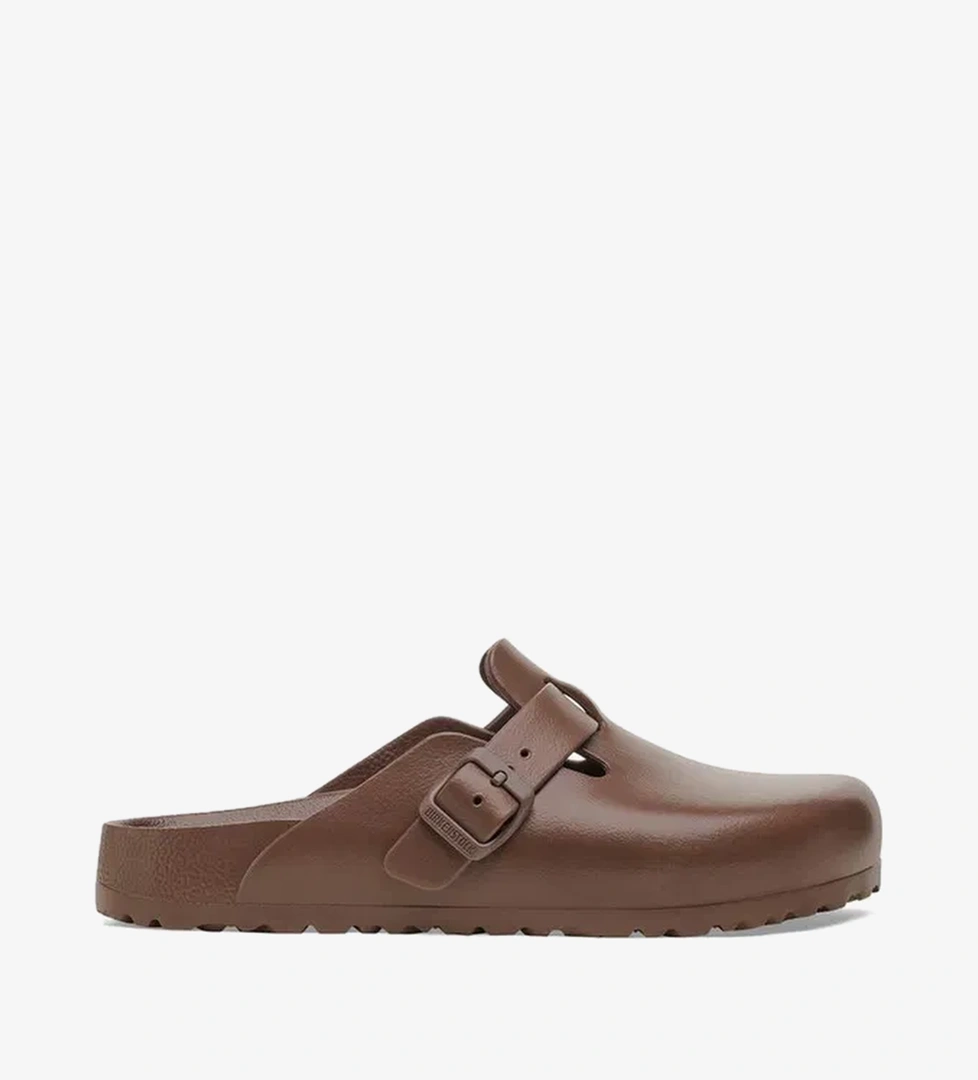 Birkenstock Boston Eva Erkek Kahverengi Terlik - Görsel 1