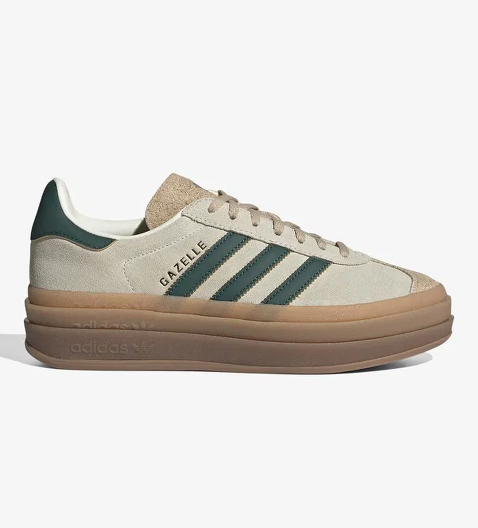 Adidas adidas Bej Gazelle Bold Kadın Krem Spor Ayakkabı Sneaker | House of SuperStep Bej - 1. görsel
