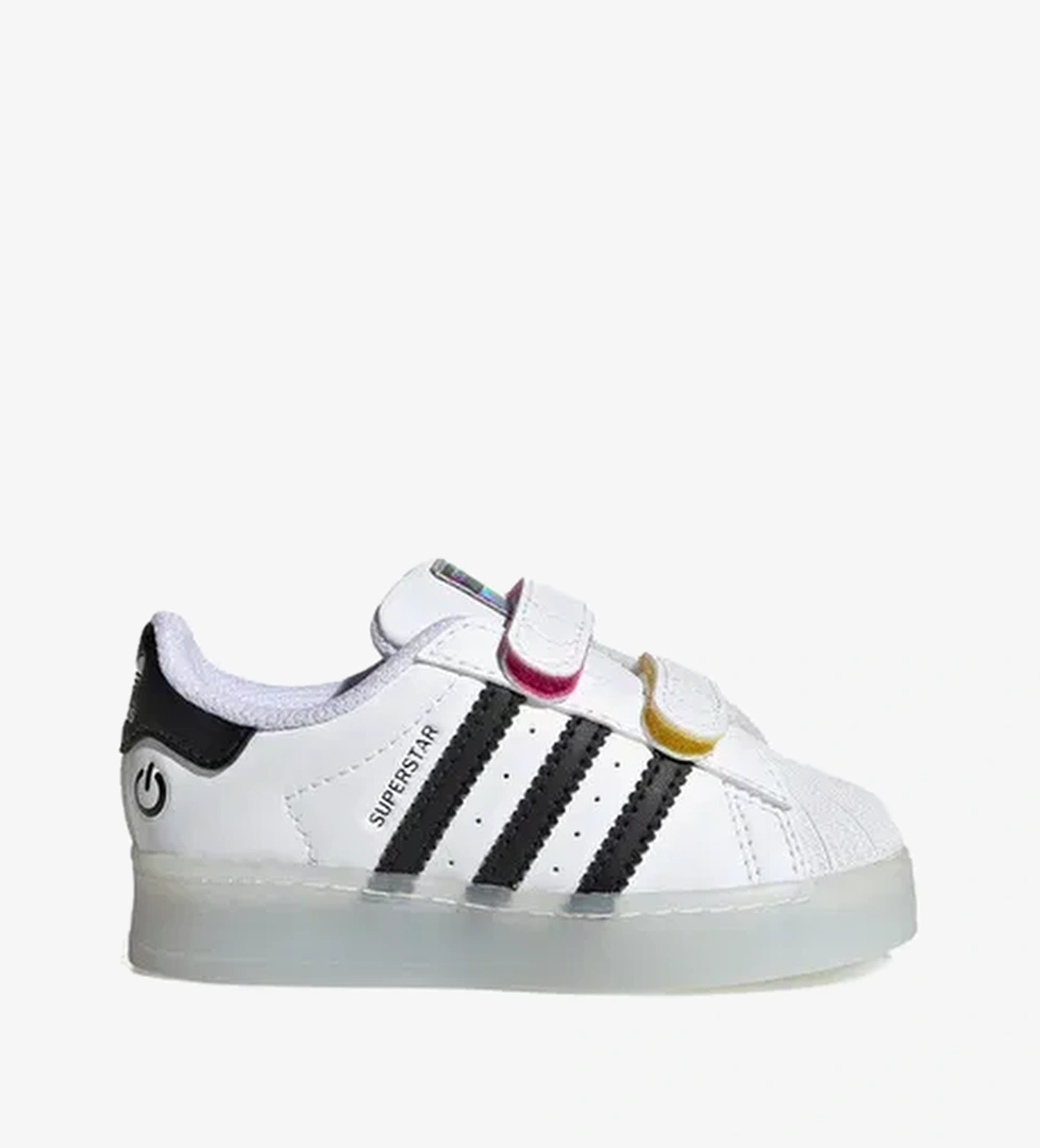 adidas Superstar Led Lights Cf Bebek Beyaz Spor Ayakkabı - Görsel 1