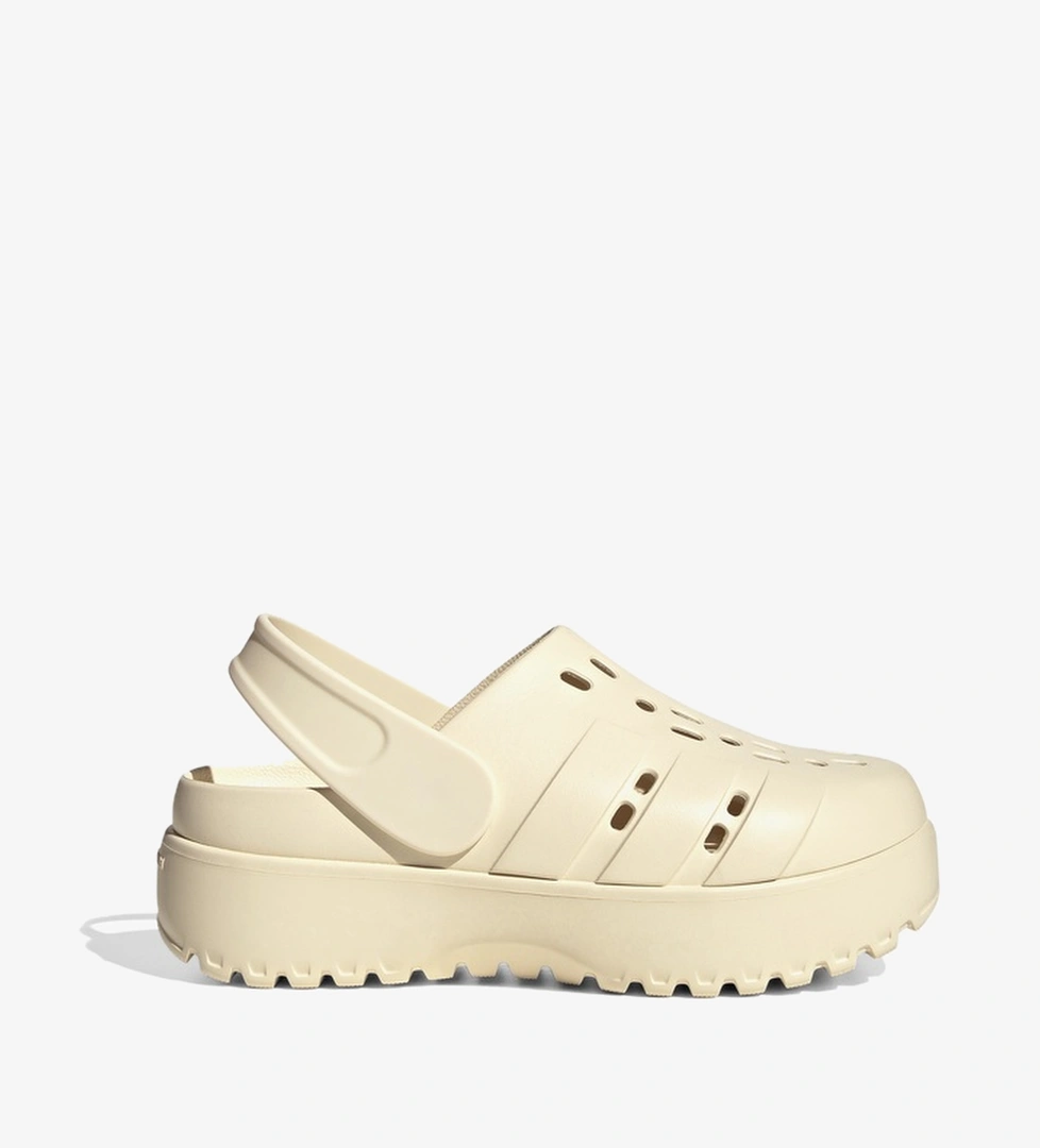 adidas Adilette Clog Platform Unisex Beyaz Sandalet
