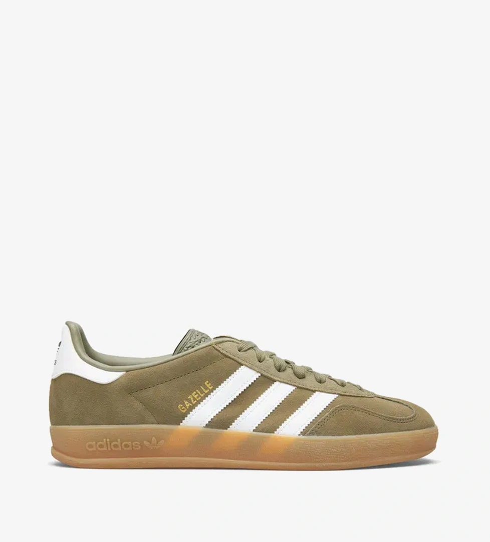 Adidas adidas Yeşil Originals Gazelle Indoor Erkek Haki Spor Ayakkabı Sneaker | House of SuperStep Yeşil - 1. görsel