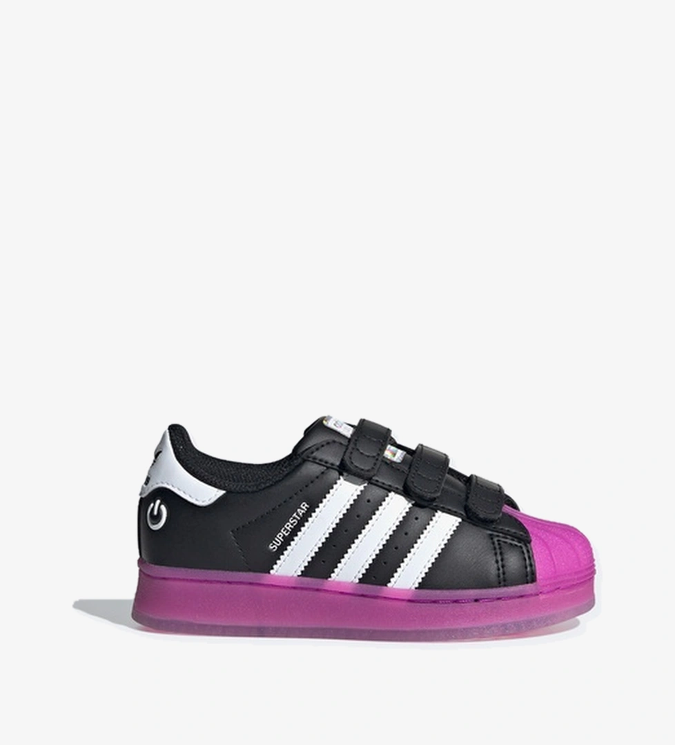 adidas Superstar LED Light Çocuk Işıklı Siyah Ayakkabı