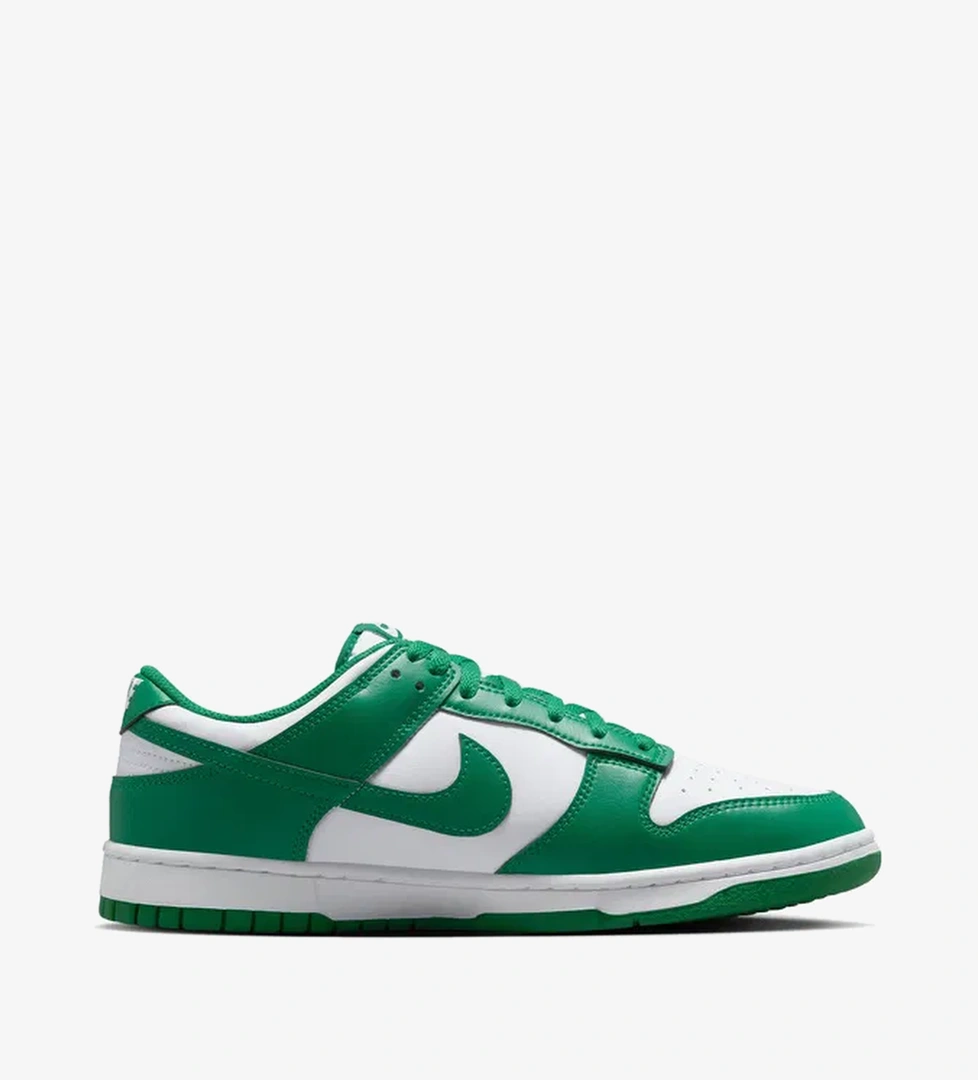 Nike Dunk Low Retro Erkek Beyaz/Yeşil Sneaker