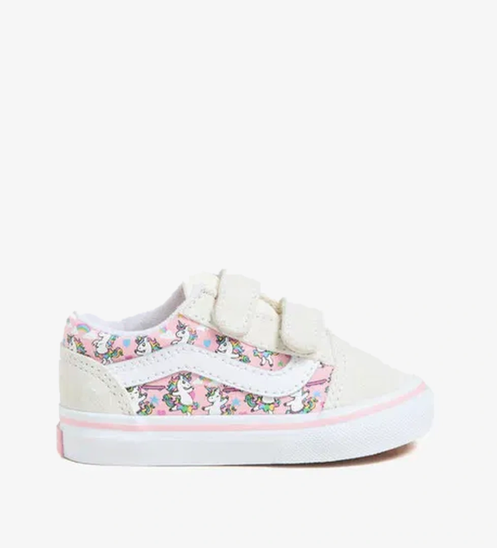 Vans Old Skool Unicorn V Bebek Krem Sneaker - Görsel 1