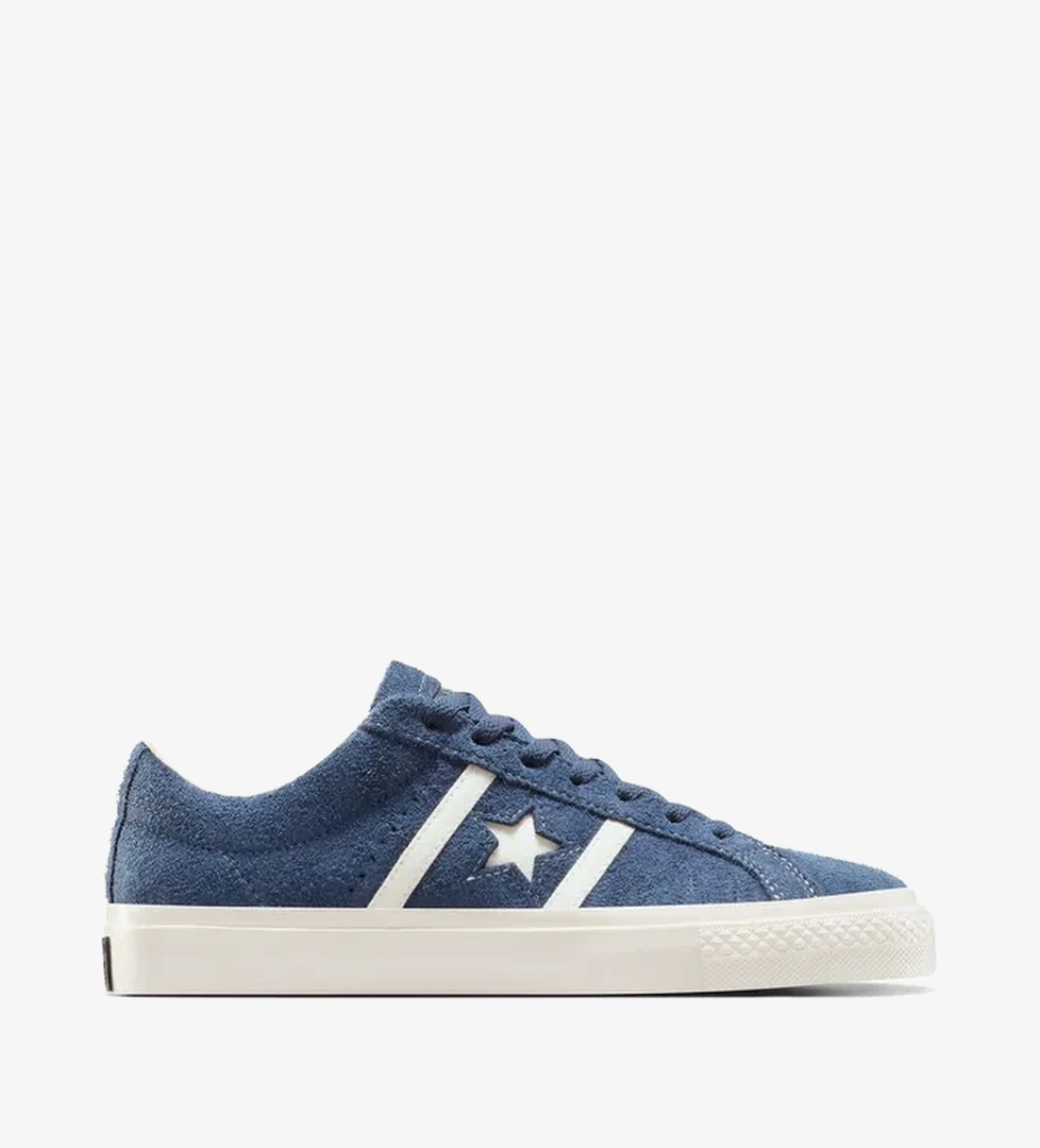 Converse One Star Academy Pro Unisex Lacivert Süet Sneaker
