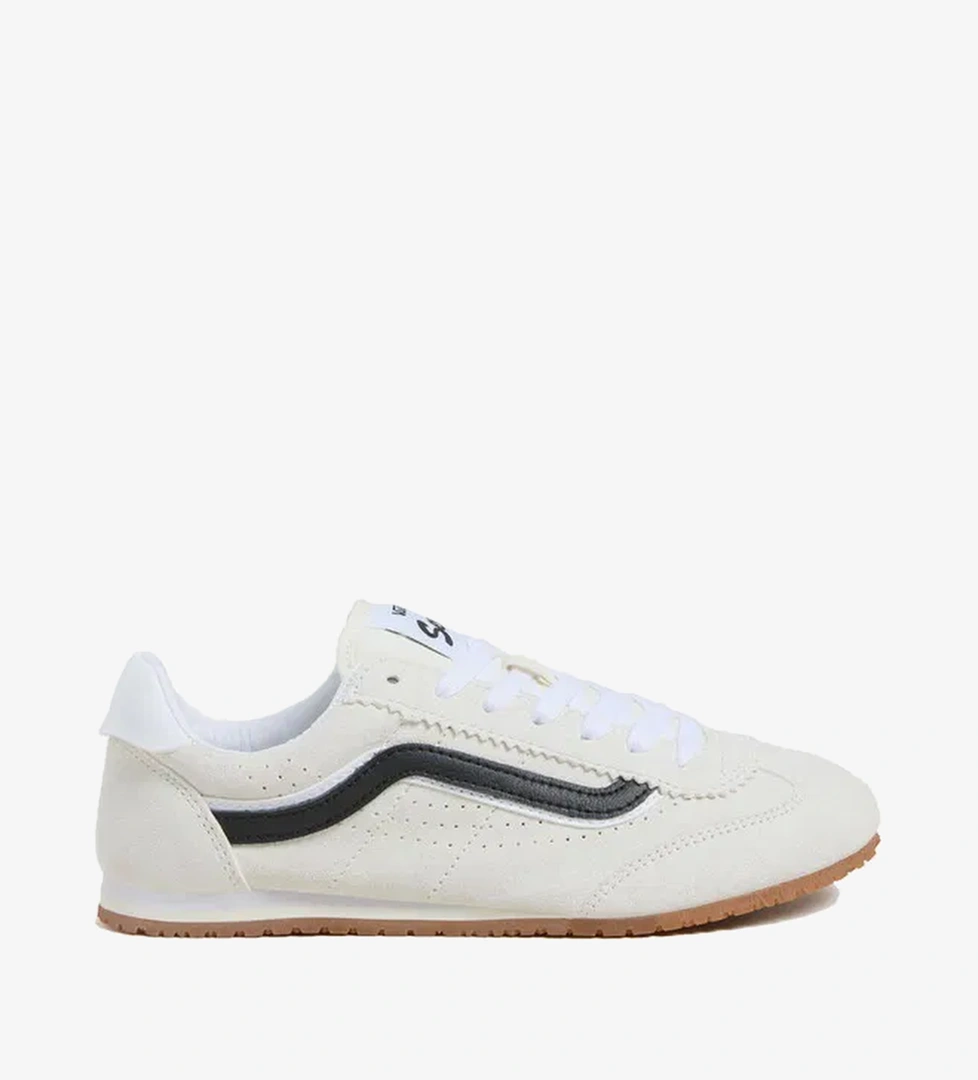 Vans Super Lowpro Unisex Krem Sneaker