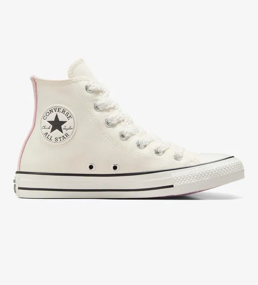Converse Chuck Taylor All Star Crochet Laces Unisex Krem Sneaker - Görsel 1