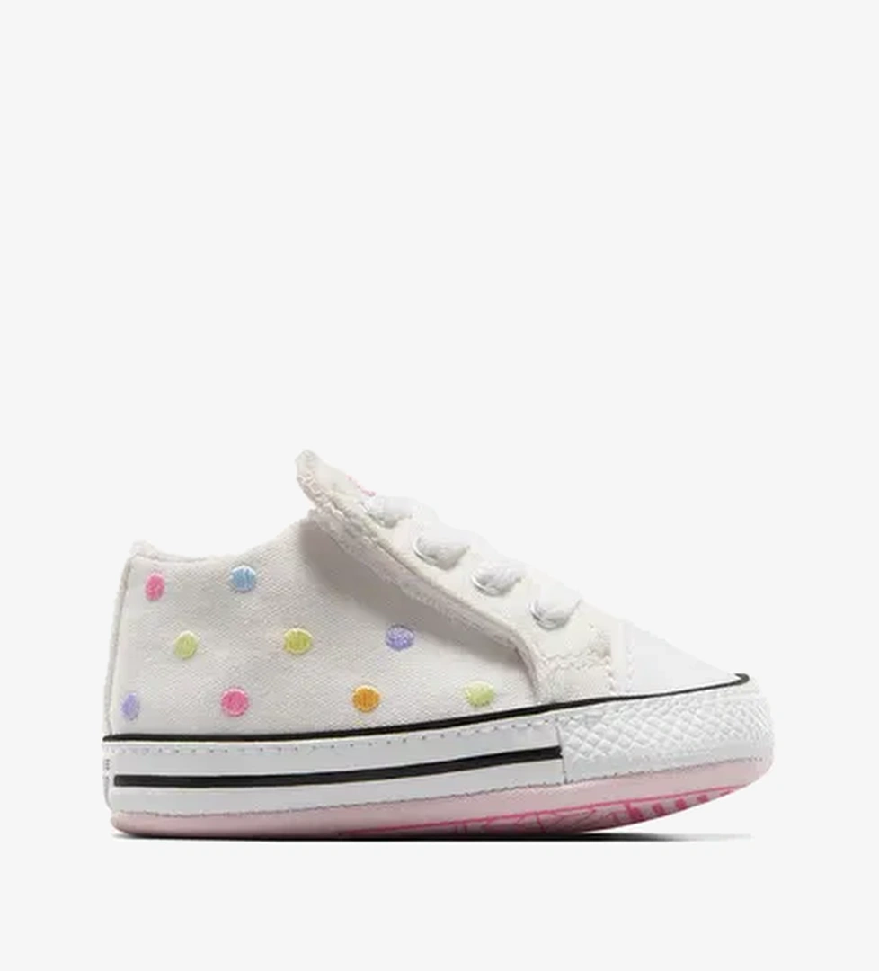 Converse Chuck Taylor All Star Cribster Polka Dots Bebek Beyaz Sneaker