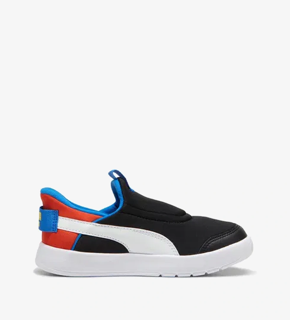 Puma Courtflex V3 Sliptech Ps Çocuk Siyah Spor Ayakkabı