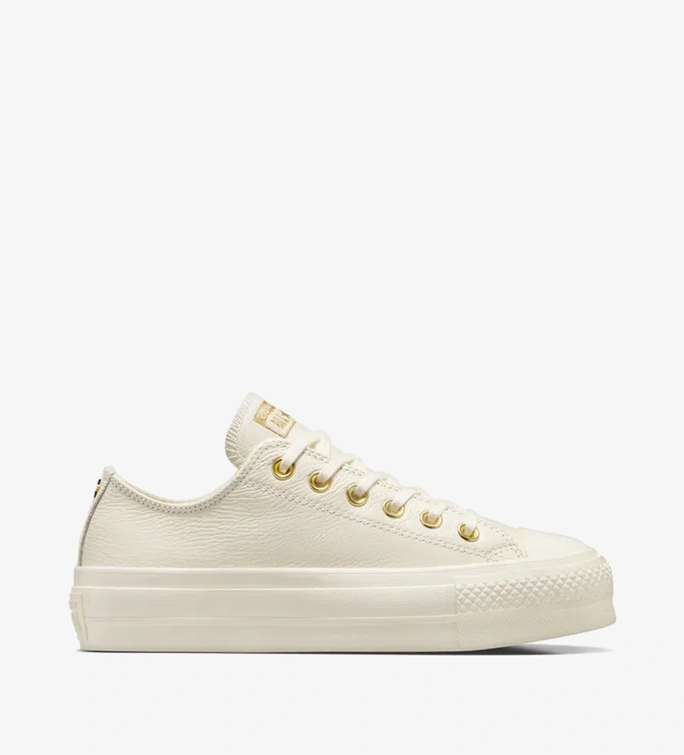 Converse Converse Chuck Taylor All Star Lift Kadın Krem Deri Platform Sneaker - 2.250₺ - House of SuperStep
