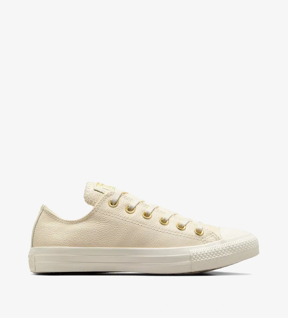Converse Chuck Taylor All Star Unisex Krem Deri Sneaker
